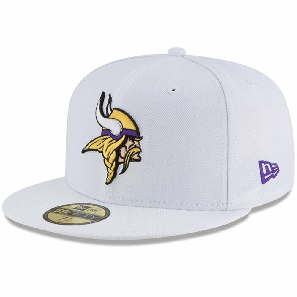 Minnesota Vikings New Era Omaha 59FIFTY Fitted Hat - White outlet