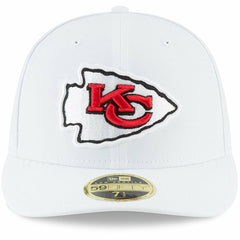 Kansas City Chiefs New Era Omaha Low Profile 59FIFTY Fitted Hat - White for sale