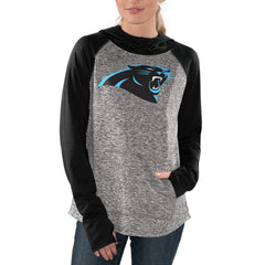 Carolina Panthers G-III 4Her by Carl Banks Women's Championship Ring Pullover Hoodie - Heathered Gray/Black outlet