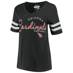 Arizona Cardinals Touch Women's Triple Play V-Neck T-Shirt - Black on sale