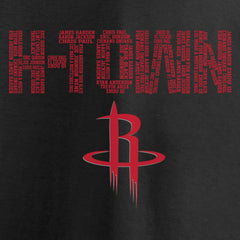 Houston Rockets Hometown Collection Repeating Roster T-Shirt - Black sale