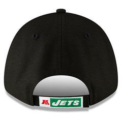 New York Jets New Era The League Throwback 9FORTY Adjustable Hat - Black for sale