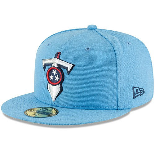 Tennessee Titans New Era Omaha 59FIFTY Fitted Hat - Light Blue cheap