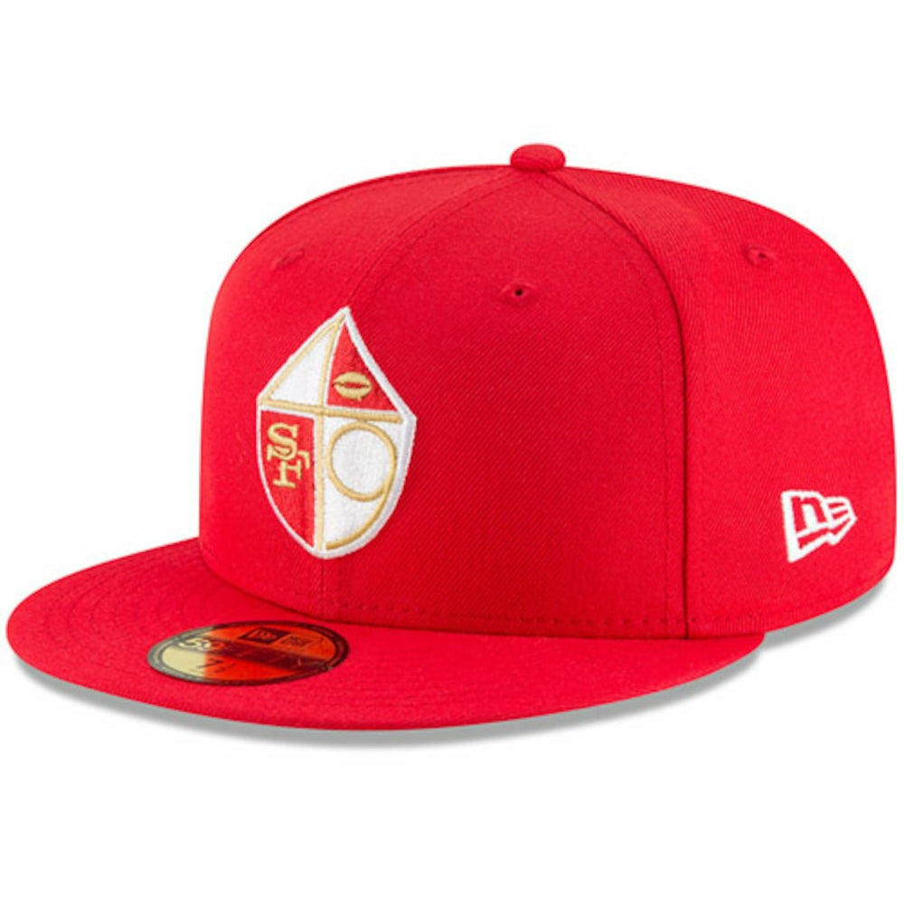 San Francisco 49ers New Era Omaha Throwback 59FIFTY Fitted Hat - Scarlet cheap