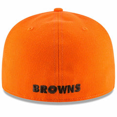 Cleveland Browns New Era Omaha Brownie The Elf Throwback 59FIFTY Fitted Hat - Orange on sale