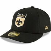 New Orleans Saints New Era Omaha Throwback Low Profile 59FIFTY Fitted Hat - Black outlet