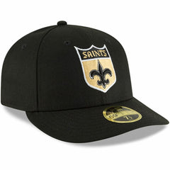 New Orleans Saints New Era Omaha Throwback Low Profile 59FIFTY Fitted Hat - Black outlet