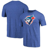 Toronto Blue Jays Cooperstown Collection Forbes Tri-Blend T-Shirt - Heathered Royal