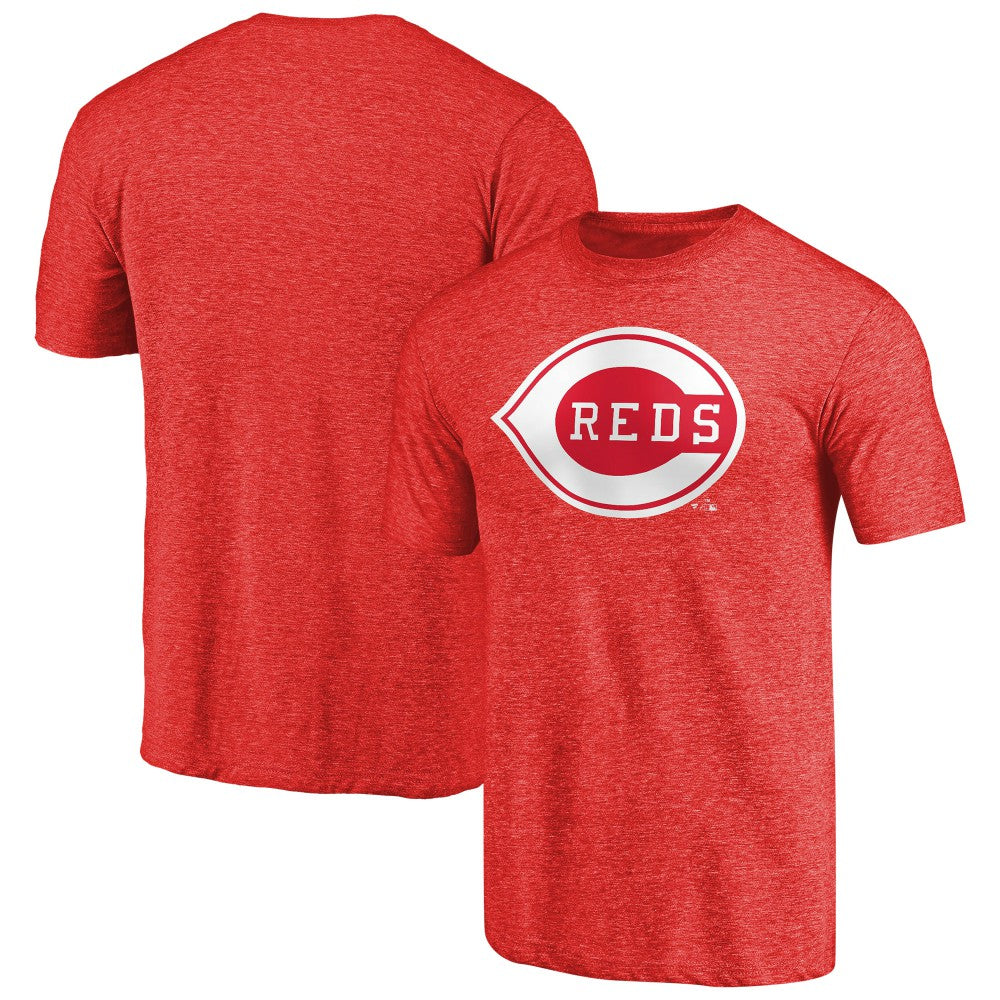Cincinnati Reds Vintage Cooperstown Collection Wahconah Tri-Blend T-Shirt - Red