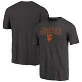 San Francisco Giants Vintage Cooperstown Collection Wahconah Tri-Blend T-Shirt - Black