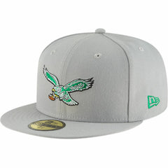Philadelphia Eagles New Era Omaha Throwback 59FIFTY Fitted Hat - Gray sale