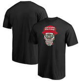 Mexico Sugar Skull T-Shirt - Black on sale