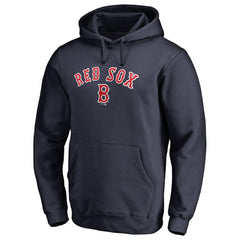 Boston Red Sox Vintage Cooperstown Collection Wahconah Fitted Pullover Hoodie - Navy