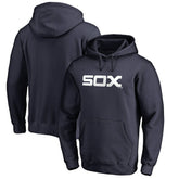 Chicago White Sox Vintage Cooperstown Collection Wahconah Fitted Pullover Hoodie - Navy