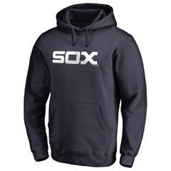Chicago White Sox Vintage Cooperstown Collection Wahconah Fitted Pullover Hoodie - Navy