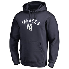 New York Yankees Vintage Cooperstown Collection Wahconah Fitted Pullover Hoodie - Navy