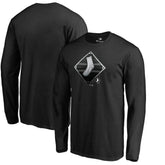 Chicago White Sox Midnight Mascot Long Sleeve T-Shirt - Black
