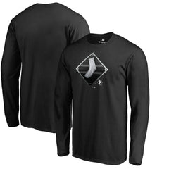 Chicago White Sox Midnight Mascot Long Sleeve T-Shirt - Black