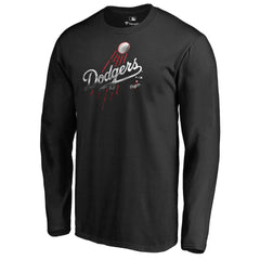 Los Angeles Dodgers Midnight Mascot Long Sleeve T-Shirt - Black