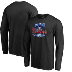 Philadelphia Phillies Midnight Mascot Long Sleeve T-Shirt - Black