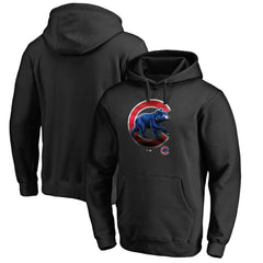 Chicago Cubs Midnight Mascot Pullover Hoodie - Black