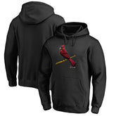 St. Louis Cardinals Midnight Mascot Pullover Hoodie - Black