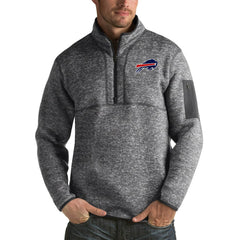 Buffalo Bills Antigua Fortune Big & Tall Quarter-Zip Pullover Jacket - Charcoal discount