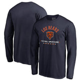 Chicago Bears Futbol Americano Long Sleeve T-Shirt - Navy cheap