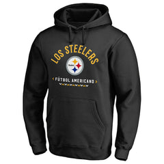 Pittsburgh Steelers Futbol Americano Pullover Hoodie - Black outlet