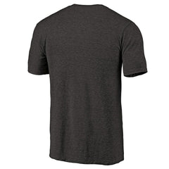 Las Vegas Raiders Primary Logo Left Chest Distressed Tri-Blend T-Shirt - Heathered Black for sale