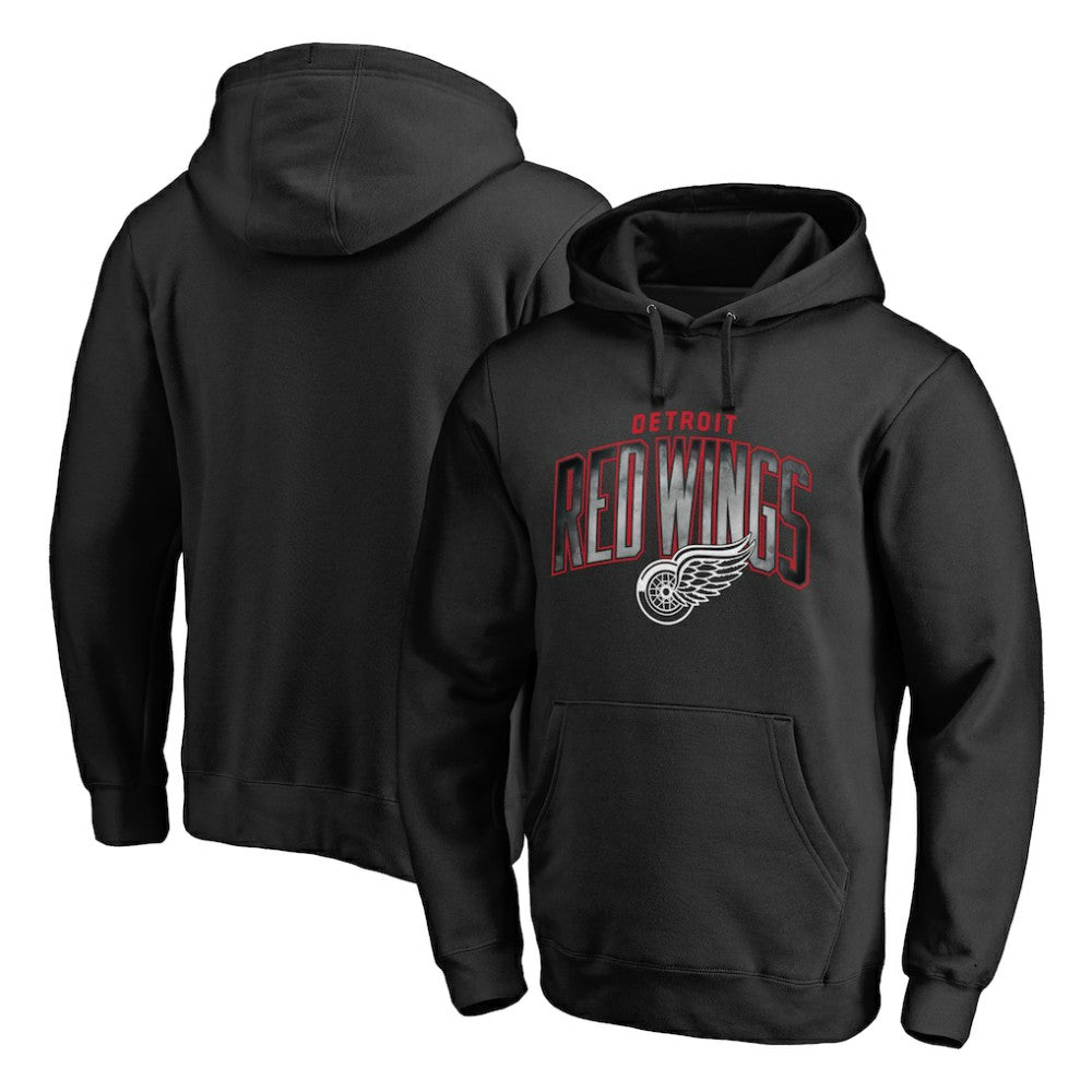 Detroit Red Wings Arch Smoke Pullover Hoodie Black