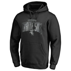Chicago White Sox Arch Smoke Pullover Hoodie - Black