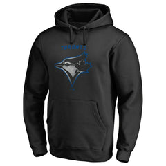 Toronto Blue Jays Arch Smoke Pullover Hoodie - Black