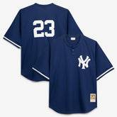 Don Mattingly New York Yankees Cooperstown Collection Big & Tall Mesh Batting Practice Jersey - Navy | Mitchell & Ness