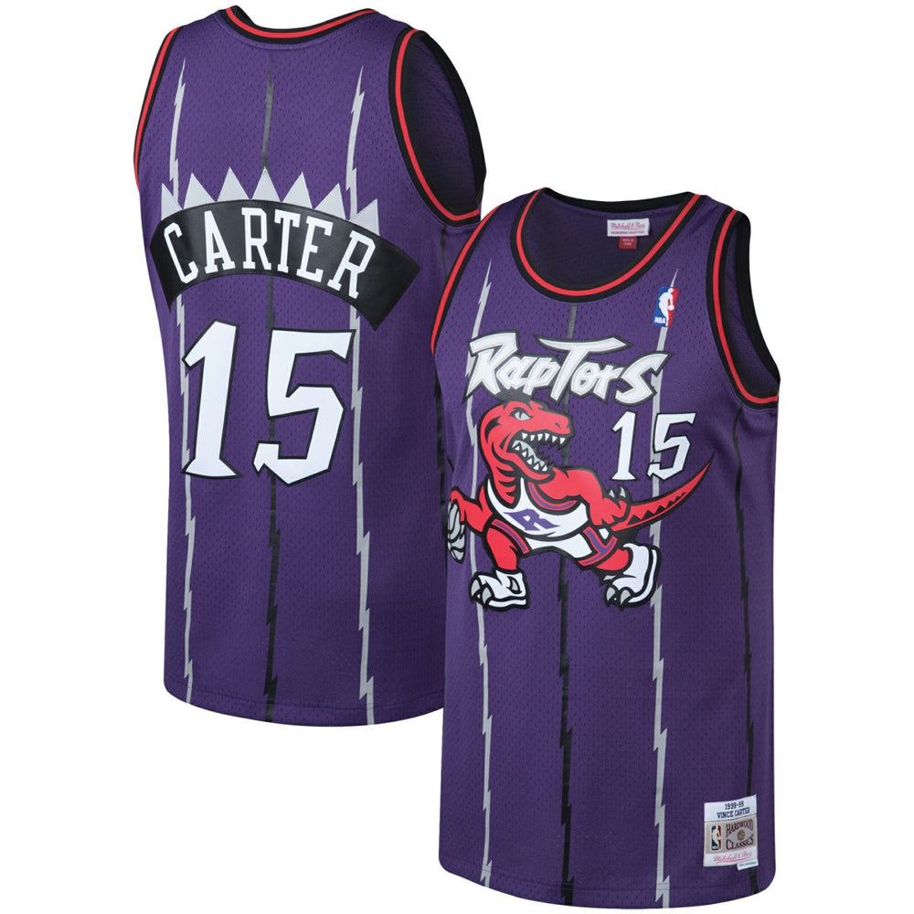 Vince Carter Toronto Raptors 1998/99 Big & Tall Hardwood Classics Swingman Jersey - Purple | Mitchell & Ness discount
