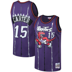 Vince Carter Toronto Raptors 1998/99 Big & Tall Hardwood Classics Swingman Jersey - Purple | Mitchell & Ness discount