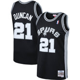 Tim Duncan San Antonio Spurs 1998/99 Big & Tall Hardwood Classics Swingman Jersey - Black | Mitchell & Ness online