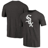 Chicago White Sox Team Wordmark Tri-Blend T-Shirt - Black