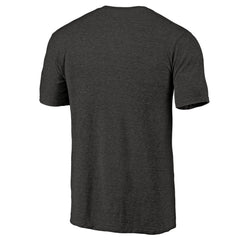 Cincinnati Reds Team Wordmark Tri-Blend T-Shirt - Black