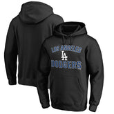 Los Angeles Dodgers Team Victory Arch Pullover Hoodie - Black