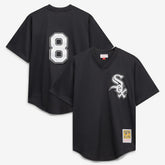 Bo Jackson Chicago White Sox Youth Cooperstown Collection Mesh Batting Practice Jersey - Black | Mitchell & Ness