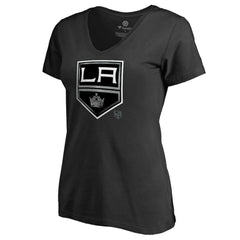 Los Angeles Kings Women's Core Smoke V-Neck T-Shirt Black