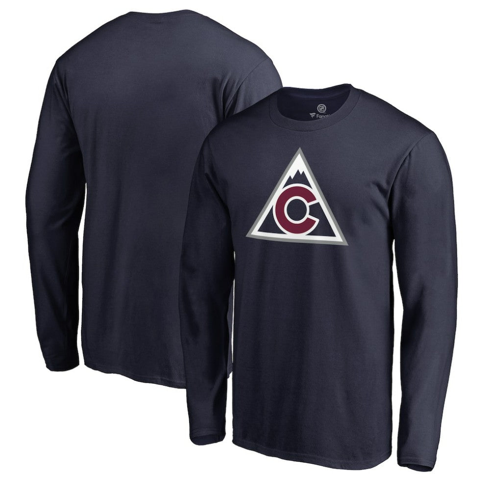 Colorado Avalanche Team Alternate Long Sleeve T-Shirt Navy