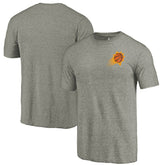 Phoenix Suns Primary Logo Left Chest Distressed Tri-Blend T-Shirt - Gray sale