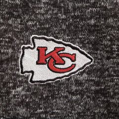 Kansas City Chiefs Antigua Fortune Quarter-Zip Pullover Jacket - Heather Black sale