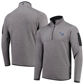Tennessee Titans Antigua Fortune Quarter-Zip Pullover Jacket - Charcoal online