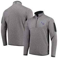 Tennessee Titans Antigua Fortune Quarter-Zip Pullover Jacket - Charcoal online