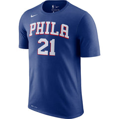 Joel Embiid Philadelphia 76ers Player Name & Number Performance T-Shirt - Royal | Nike cheap