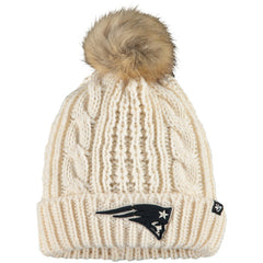 New England Patriots '47 Women's Meeko Cuffed Knit Hat - Cream discount