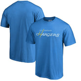 Los Angeles Chargers Multi Color Vintage Logo T-Shirt - Powder Blue discount